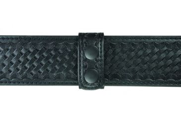 Image of Hero's Pride Belt Keepers, 2 1/4in Belt, 2 Pack, Deluxe, AirTek, BW, Black Snaps 1497WB