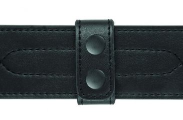 Image of Hero's Pride Belt Keepers, 2 1/4in Belt, 2 Pack, Deluxe, AirTek, Smooth, Black Snaps 1497PB