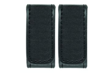 Image of Hero's Pride Belt Keepers, 2 1/4in Belt, 2 Pack, Deluxe, AirTek, Smooth, Hidden Snaps, Black 1497PC