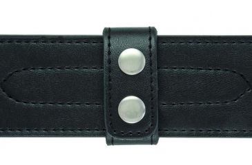 Image of Hero's Pride Belt Keepers, 2 1/4in Belt, 2 Pack, Deluxe, AirTek, Smooth, Silver Snaps 1497PN
