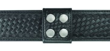 Image of Hero's Pride Belt Keepers, 2 1/4in Belt, 2in Wide, Per Each, AirTek, BW, Silver Snaps 1498WN