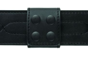 Image of Hero's Pride Belt Keepers, 2 1/4in Belt, 2in Wide, Per Each, AirTek, Smooth, Black Snaps 1498PB