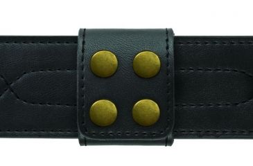 Image of Hero's Pride Belt Keepers, 2 1/4in Belt, 2in Wide, Per Each, AirTek, Smooth, Brass Snaps 1498PG