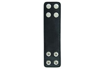 Image of Hero's Pride Belt Keepers, 2 1/4in Belt, 2in Wide, Per Each, AirTek, Smooth, Silver Snaps 1498PN