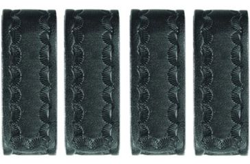 Image of Hero's Pride Belt Keepers, 2 1/4in Belt, 4 Pack, Standard, AirTek, BW, Hidden Snaps, Black 1499WC