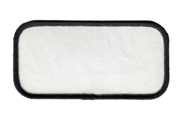 Image of Blank Name Patch w/ Black Border - 4''x2''