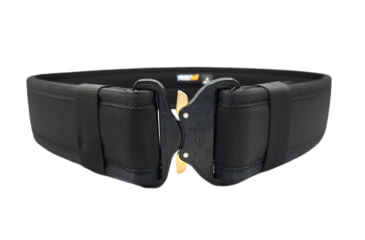 Image of HERO'S PRIDE COBRA Pro Buckle Ballistic Rigid Deluxe Duty Belt, 2.25in, Plain, Black, Large, 2012-L40