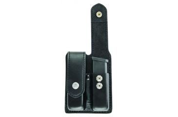 Image of Hero's Pride Double Magazine Case, Medium, AirTek, Smooth, Silver Snaps, Medium 1432PN