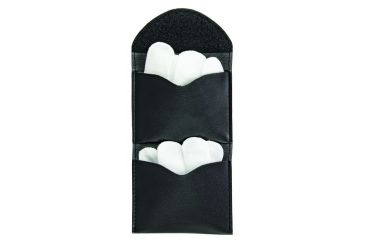Image of Hero's Pride Glove Pouch, Double, Flexible, AirTek, Smooth, Black 1482P