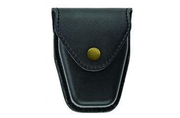 Image of Hero's Pride Handcuff Case, Double, Reg &amp; ASP Chain, AirTek, Smooth, Brass Snap 1455PG