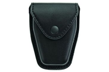 Image of Hero's Pride Handcuff Case, Single, Lg/ASP Chain, AirTek, Smooth, Black Snap, Large 1452PB