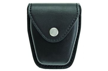Image of Hero's Pride Handcuff Case, Single, Med/Hinged, AirTek, Smooth, Silver Snap, Medium 1451PN