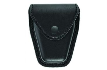 Image of Hero's Pride Handcuff Case, Single, Small/Chain, AirTek, Smooth, Black Snap, Small 1450PB