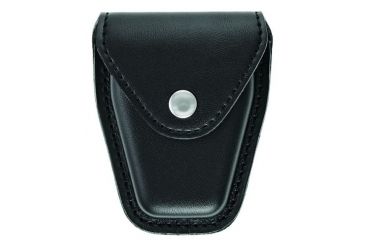 Image of Hero's Pride Handcuff Case, Single, Small/Chain, AirTek, Smooth, Silver Snap, Small 1450PN