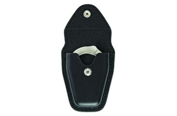 Image of Hero's Pride Handcuff Case, Single, Small/Chain, AirTek, Smooth, Silver Snap, Small 1450PN