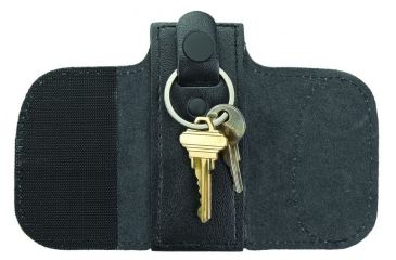 Image of Hero's Pride Key Holder, Silent, AirTek, Smooth, Black Snap 1485PB