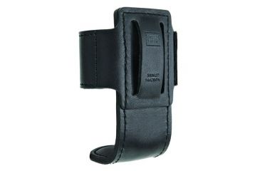 Image of Hero's Pride L-style Radio Holder, Medium, Adjustable, AirTek, Smooth, Black, Medium 1442BP