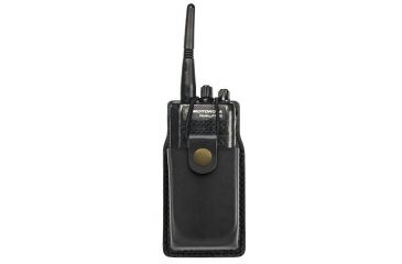 Image of Hero's Pride Radio Case w/ Swivel, Medium, AirTek, Smooth, Brass Snap, Medium 1440BPG