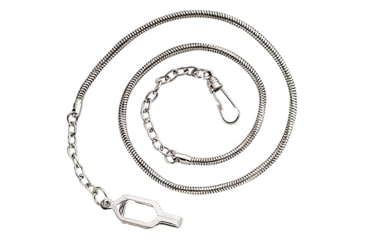 Image of HERO'S PRIDE Whistle Chain W/ Epaulette Clasp, Nickel, 4014N