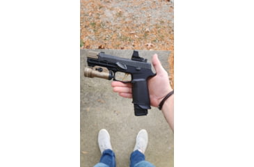 Image of Herrington Arms HA SIG Sauer P320 5 Round Magazine Extension, Black, 5MAGEXT320-BL/BL