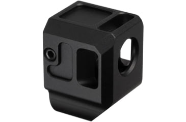 Image of Herrington Arms HC43 Glock 43/43X/48 HC43 Pistol Compensator, Black, HC43-NOFIN-BL