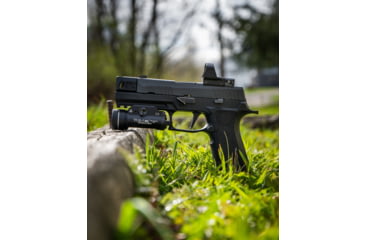 Image of Herrington Arms SIG Sauer P320 HC320FL Pistol Compensator, Black, HC320FL1/2-BL