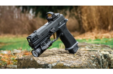 Image of Herrington Arms SIG Sauer P320 HC320FL Pistol Compensator, Black, HC320FL1/2-BL