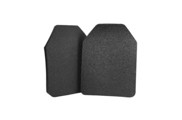 Image of Hesco 800 Series 3800 Level III Stand Alone Armor Plate, Small SAPI Cut, Black, 3800C-SA-MC-S