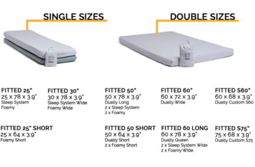 Image of HEST Fitted 25 Sheet, Gray, 78x25x3.9in, B23108GRE