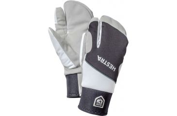 Image of Hestra 3-Finger Comfort Tracker - Mens-Black/Off White-10