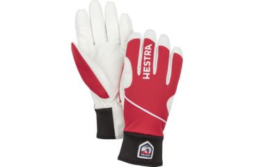 Image of Hestra 3-Finger Comfort Tracker - Mens-Red/Red-6