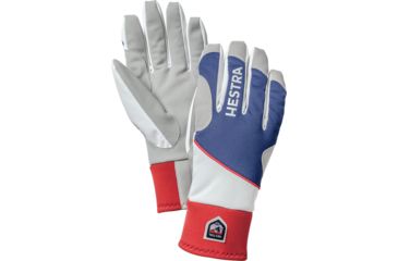 Image of Hestra 5-Finger Comfort Tracker - Mens-Navy/Ivory-6