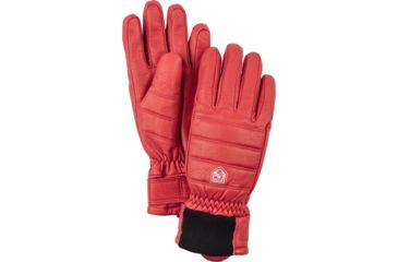Image of Hestra Alpine Leather Primaloft Glove - Mens-Red-8