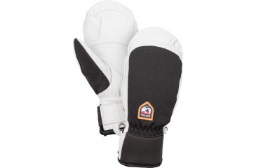 Image of Hestra Amy Leather Patrol Mitt - Mens-Black-7