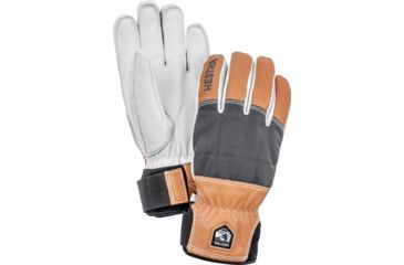 Image of Hestra Army Leather Abisko 5 Finger Glove - Unisex, Grey, 07, 30770-350-07