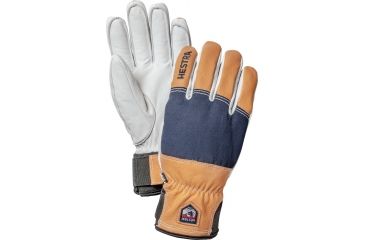 Image of Hestra Army Leather Abisko Glove - Men's-Navy-8