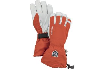 Image of Hestra Army Leather Heli Ski 5 Finger Glove - Unisex, Brick red, 07, 30570-530-07