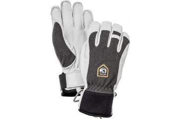 Image of Hestra Army Leather Patrol Glove - Men's-Charcoal-10