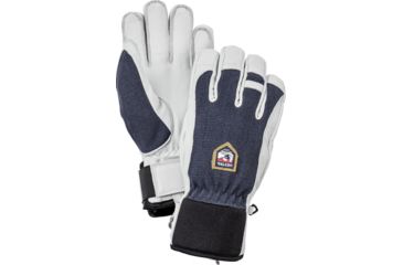 Image of Hestra Army Leather Patrol Glove - Mens-Navy-9