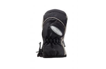 Image of Hestra Baby Zip Mitt - Kid's-Black/ Earth-1
