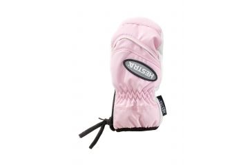 Image of Hestra Baby Zip Mitt - Kid's-Pink/ Ivory-1