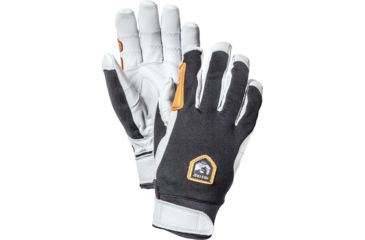 Image of Hestra Ergo Grip Active 5 Finger Glove, Black/Offwhite, 6, 32950-100020-6