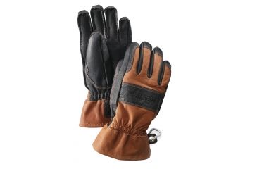 Image of Hestra Guide Gloves - Men's-Brown/Black-10