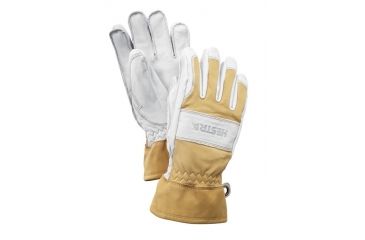 Image of Hestra Guide Gloves - Men's-Natural Yellow/Off White-6