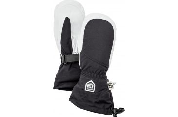Image of Hestra Heli Mitt - Womens-Black/Off White-5