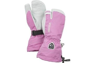 Image of Hestra Heli Ski Jr 3-Finger - Kid's -Pink-6
