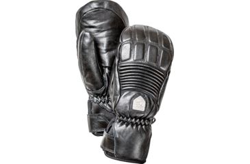 Image of Hestra Leather Fall Line Mitt - Womens-Black-7