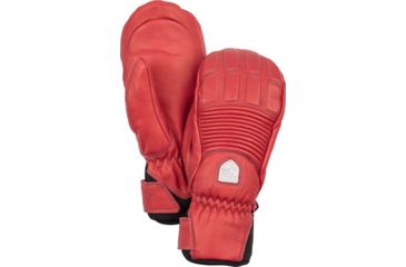 Image of Hestra Leather Fall Line Mitt - Womens-Red/Red-7
