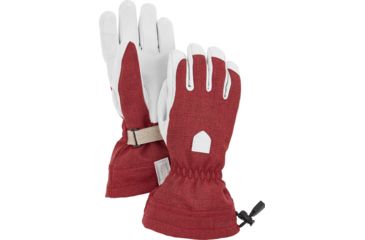 Image of Hestra Patrol Gauntlet Glove - Women's, Dark red, 06, 30600-570-06