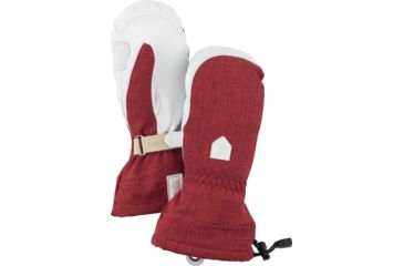 Image of Hestra Patrol Gauntlet Mittens - Women's, Dark red, 06, 30601-570-06